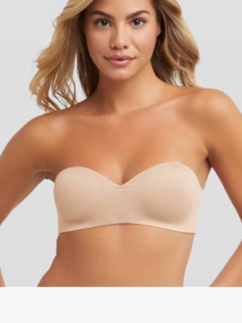 Maidenform Self Expressions  Wireless Strapless Bra- Beige, 34B, NWT